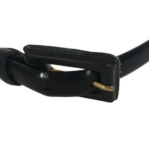 Investments Genuine Italian Calf Skin Leather Lined Belt